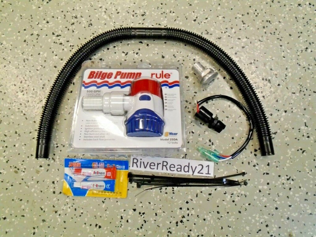 Rotary Universal Rule Bilge Pump Kit 550 650 701 750 800 SuperJetski
