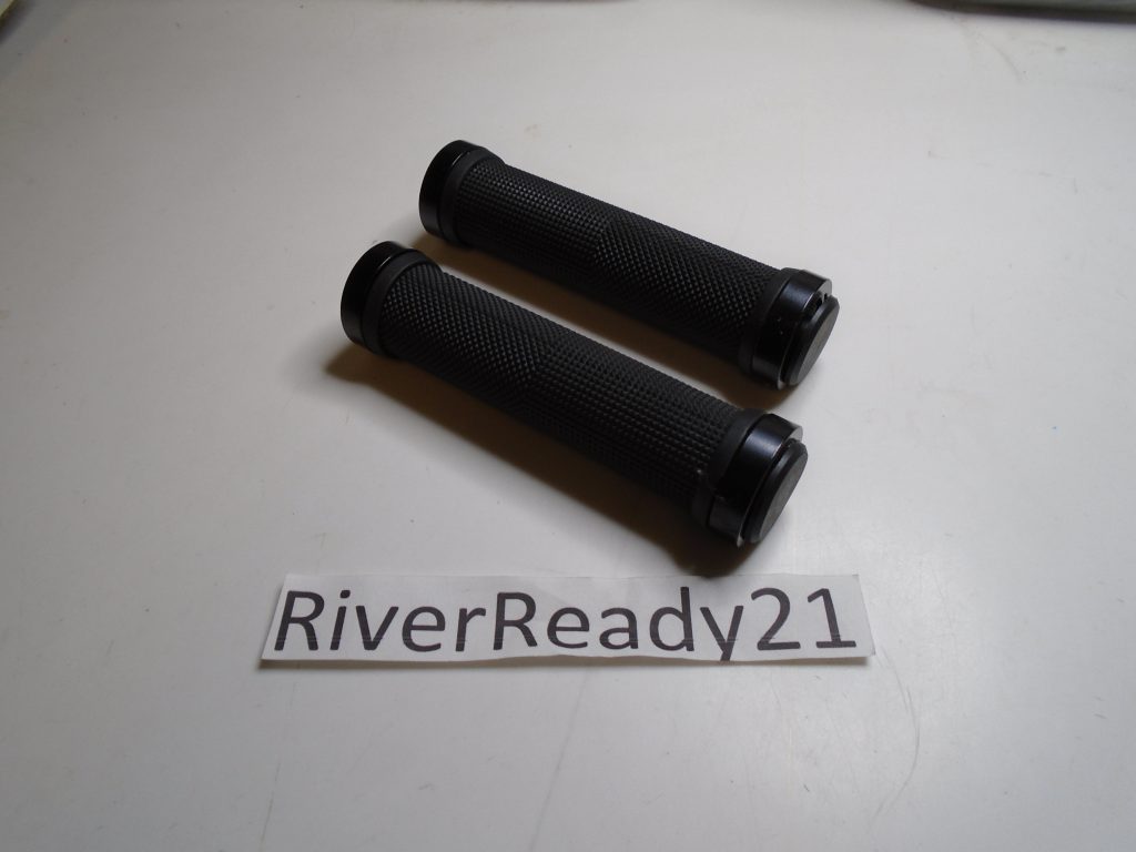 Black w/ Black Lockon Grips for 7/8″ bars JetSki SeaDoo Bike bmx