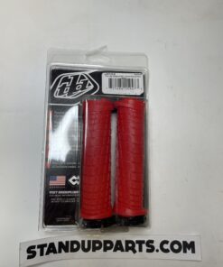 Alternative view of ODI RED Lock on Grips atv pwc Jet-Ski Sea-Doo Wave-runner-Blaster Instock TLD