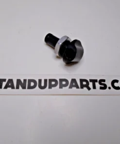 Alternative view of 1/2" BLACK Bypass Fitting Diverter Pisser Super-Jet-Ski Sea-Doo Pwc USA made, triple sealed Straight color 1/2" BLACK