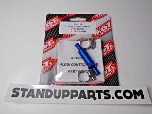 Jet Works Jetworks Flow Control Valve 1/4 Pro series Adjustable Blue In Stock small 3122