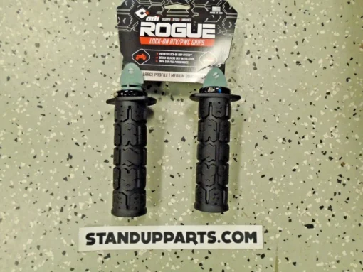 7/8" ODI black Lock on Grips atv pwc Jet-Ski Sea-Doo Wave-runner ROGUE V2.1