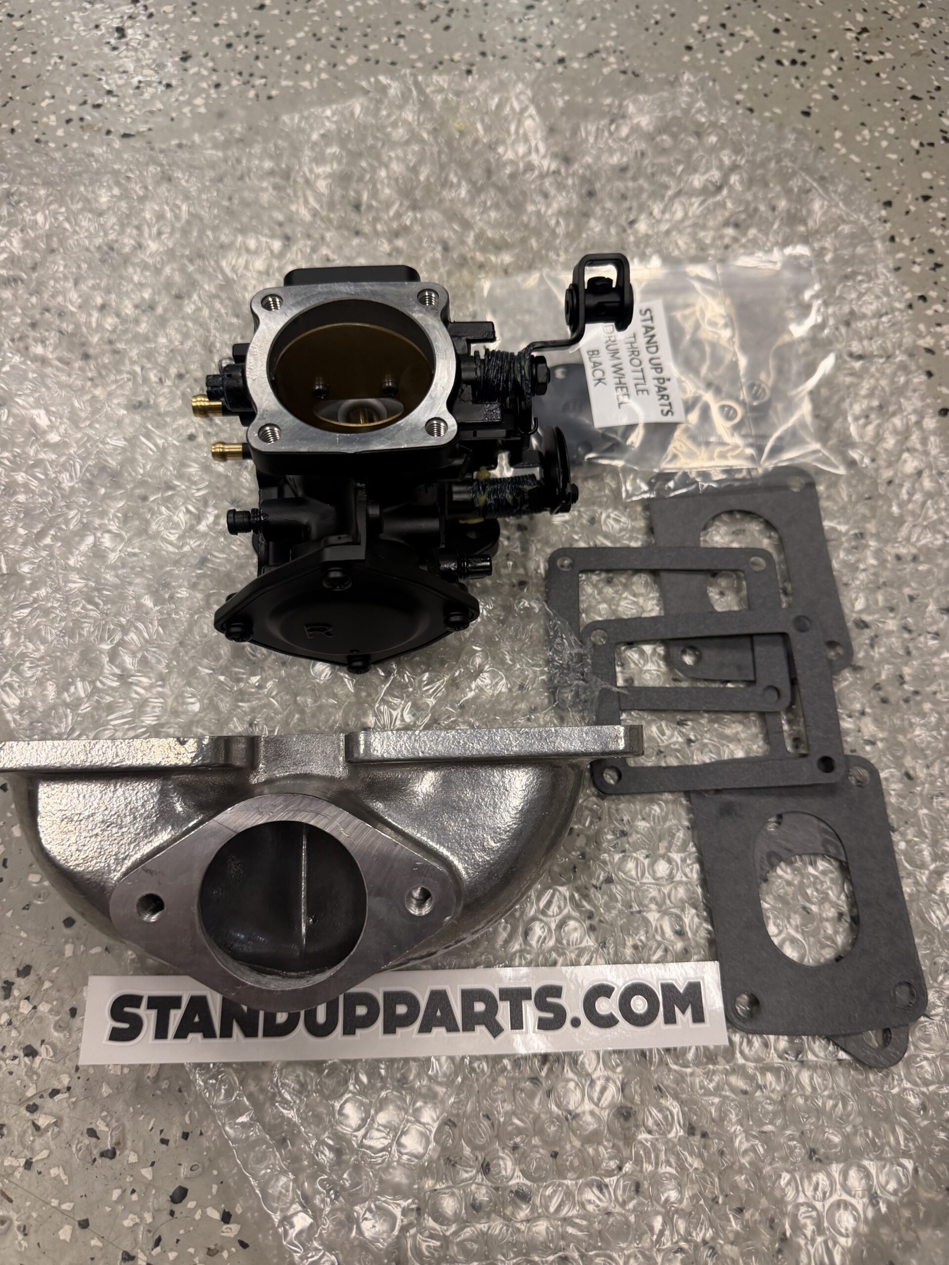 Kawasaki 650 Jet-Ski Mikuni 44 sbn Carb-Intake-Manifold upgrade 650-sx-x2-ts New TEMP SHIPPING WITH A CHOKE