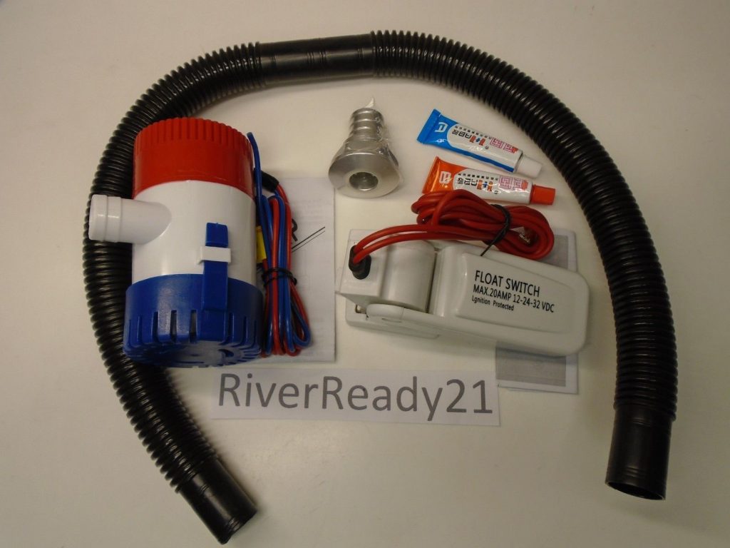 Automatic Universal Bilge Pump Kit Boat PWC SeaDoo JetSki boat 500